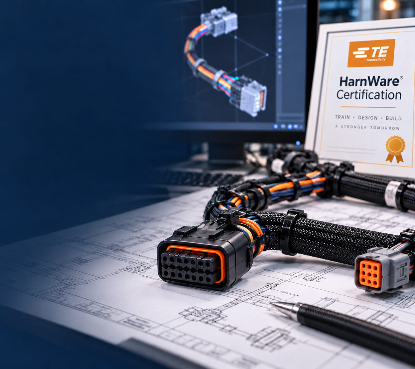 Energy Engineers Achieve HarnWare Certification by TE Connectivity